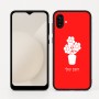 כיסוי בעיצוב אישי עם השם שלך לדגם - Samsung Galaxy A04 בעיצוב פרח