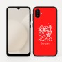 כיסוי בעיצוב אישי עם השם שלך לדגם - Samsung Galaxy A04 בעיצוב מחזמר אנג'ל 2
