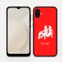 כיסוי בעיצוב אישי עם השם שלך לדגם - Samsung Galaxy A04 בעיצוב מזלות - תאומים