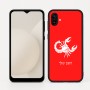 כיסוי בעיצוב אישי עם השם שלך לדגם - Samsung Galaxy A04 בעיצוב מזלות - עקרב
