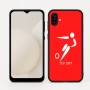 כיסוי בעיצוב אישי עם השם שלך לדגם - Samsung Galaxy A04 בעיצוב כדורגל אולימפי
