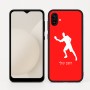 כיסוי בעיצוב אישי עם השם שלך לדגם - Samsung Galaxy A04 בעיצוב שחקן פינג פונג