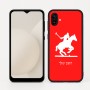 כיסוי בעיצוב אישי עם השם שלך לדגם - Samsung Galaxy A04 בעיצוב שחקן פולו - סוס