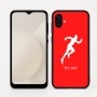 כיסוי בעיצוב אישי עם השם שלך לדגם - Samsung Galaxy A04 בעיצוב רץ