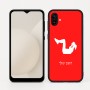 כיסוי בעיצוב אישי עם השם שלך לדגם - Samsung Galaxy A04 בעיצוב אישה מתאמנת