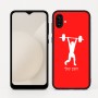 כיסוי בעיצוב אישי עם השם שלך לדגם - Samsung Galaxy A04 בעיצוב הרמת משקולות