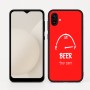 כיסוי בעיצוב אישי עם השם שלך לדגם - Samsung Galaxy A04 בעיצוב מיכל של בירה