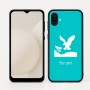 כיסוי בעיצוב אישי עם השם שלך לדגם - Samsung Galaxy A04 בעיצוב נשר אמריקאי