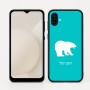 כיסוי בעיצוב אישי עם השם שלך לדגם - Samsung Galaxy A04 בעיצוב דוב