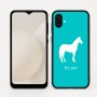 כיסוי בעיצוב אישי עם השם שלך לדגם - Samsung Galaxy A04 בעיצוב סוס