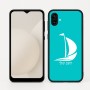 כיסוי בעיצוב אישי עם השם שלך לדגם - Samsung Galaxy A04 בעיצוב סירה
