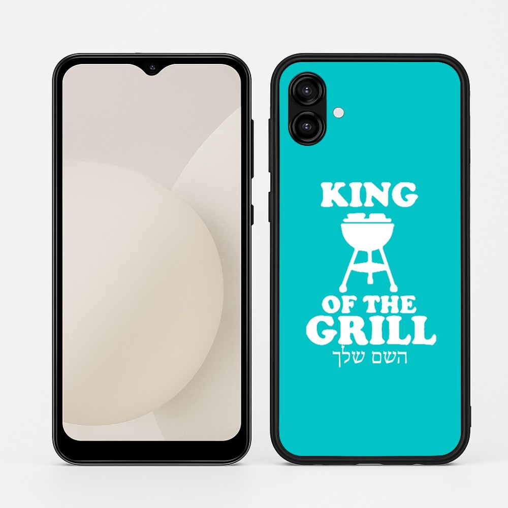כיסוי בעיצוב אישי עם השם שלך לדגם - Samsung Galaxy A04 בעיצוב מלך הגריל