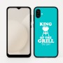 כיסוי בעיצוב אישי עם השם שלך לדגם - Samsung Galaxy A04 בעיצוב מלך הגריל