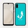 כיסוי בעיצוב אישי עם השם שלך לדגם - Samsung Galaxy A04 בעיצוב בתולת ים - אישה