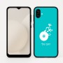 כיסוי בעיצוב אישי עם השם שלך לדגם - Samsung Galaxy A04 בעיצוב תקליטור - אזור מוזיקה