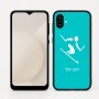 כיסוי בעיצוב אישי עם השם שלך לדגם - Samsung Galaxy A04 בעיצוב סקי אולימפי