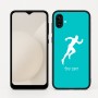 כיסוי בעיצוב אישי עם השם שלך לדגם - Samsung Galaxy A04 בעיצוב רץ