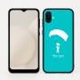 כיסוי בעיצוב אישי עם השם שלך לדגם - Samsung Galaxy A04 בעיצוב צניחה חופשית