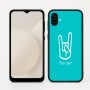 כיסוי בעיצוב אישי עם השם שלך לדגם - Samsung Galaxy A04 בעיצוב יד סלע