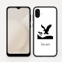 כיסוי בעיצוב אישי עם השם שלך לדגם - Samsung Galaxy A04 בעיצוב נשר אמריקאי