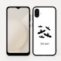 כיסוי בעיצוב אישי עם השם שלך לדגם - Samsung Galaxy A04 בעיצוב עטלפים
