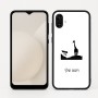 כיסוי בעיצוב אישי עם השם שלך לדגם - Samsung Galaxy A04 בעיצוב ג'ירפה באפריקה