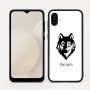 כיסוי בעיצוב אישי עם השם שלך לדגם - Samsung Galaxy A04 בעיצוב זאב