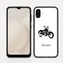 כיסוי בעיצוב אישי עם השם שלך לדגם - Samsung Galaxy A04 בעיצוב הארלי-דיווידסון