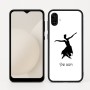כיסוי בעיצוב אישי עם השם שלך לדגם - Samsung Galaxy A04 בעיצוב בלרינה