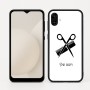 כיסוי בעיצוב אישי עם השם שלך לדגם - Samsung Galaxy A04 בעיצוב מעצב שיער