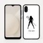כיסוי בעיצוב אישי עם השם שלך לדגם - Samsung Galaxy A04 בעיצוב אישה שטן