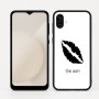 כיסוי בעיצוב אישי עם השם שלך לדגם - Samsung Galaxy A04 בעיצוב שפתיים - נשיקה