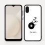 כיסוי בעיצוב אישי עם השם שלך לדגם - Samsung Galaxy A04 בעיצוב תקליטור - אזור מוזיקה