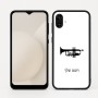 כיסוי בעיצוב אישי עם השם שלך לדגם - Samsung Galaxy A04 בעיצוב חצוצרה