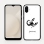 כיסוי בעיצוב אישי עם השם שלך לדגם - Samsung Galaxy A04 בעיצוב מזלות - עקרב