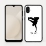 כיסוי בעיצוב אישי עם השם שלך לדגם - Samsung Galaxy A04 בעיצוב ברייקדאנס