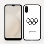 כיסוי בעיצוב אישי עם השם שלך לדגם - Samsung Galaxy A04 בעיצוב אולימפי