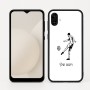 כיסוי בעיצוב אישי עם השם שלך לדגם - Samsung Galaxy A04 בעיצוב שחקן כדורגל
