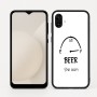 כיסוי בעיצוב אישי עם השם שלך לדגם - Samsung Galaxy A04 בעיצוב מיכל של בירה
