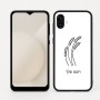 כיסוי בעיצוב אישי עם השם שלך לדגם - Samsung Galaxy A04 בעיצוב חיטה גלית זהב
