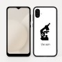 כיסוי בעיצוב אישי עם השם שלך לדגם - Samsung Galaxy A04 בעיצוב מיקרוסקופ