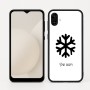 כיסוי בעיצוב אישי עם השם שלך לדגם - Samsung Galaxy A04 בעיצוב שלג
