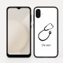 כיסוי בעיצוב אישי עם השם שלך לדגם - Samsung Galaxy A04 בעיצוב סטטוסקופ רופא
