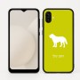 כיסוי בעיצוב אישי עם השם שלך לדגם - Samsung Galaxy A04 בעיצוב כלב