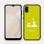 כיסוי בעיצוב אישי עם השם שלך לדגם - Samsung Galaxy A04 בעיצוב ג'ירפה באפריקה