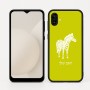 כיסוי בעיצוב אישי עם השם שלך לדגם - Samsung Galaxy A04 בעיצוב זברה