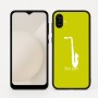 כיסוי בעיצוב אישי עם השם שלך לדגם - Samsung Galaxy A04 בעיצוב סקסופון
