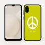 כיסוי בעיצוב אישי עם השם שלך לדגם - Samsung Galaxy A04 בעיצוב סמל השלום