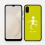 כיסוי בעיצוב אישי עם השם שלך לדגם - Samsung Galaxy A04 בעיצוב סקלטון