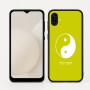 כיסוי בעיצוב אישי עם השם שלך לדגם - Samsung Galaxy A04 בעיצוב סמל יינג יאנג